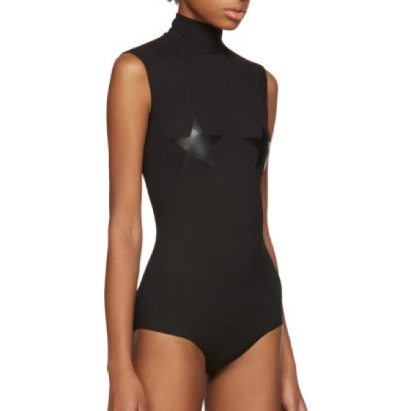 Givenchy Technical Tulle Star Sheer Bodysuit sz 38 NWT $1130 - Picture 1 of 17